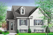 Traditional Style House Plan - 2 Beds 1 Baths 1106 Sq/Ft Plan #25-144 