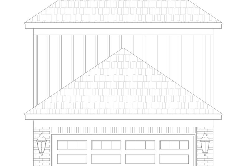 House Plan Design - Exterior - Rear Elevation for Traditional House Plan #932-399 - 3 bed, 2.5 bath