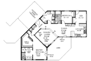 Ranch Style House Plan - 3 Beds 2 Baths 1428 Sq/Ft Plan #18-120 