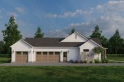 Farmhouse Style House Plan - 4 Beds 3.5 Baths 2930 Sq/Ft Plan #923-365 