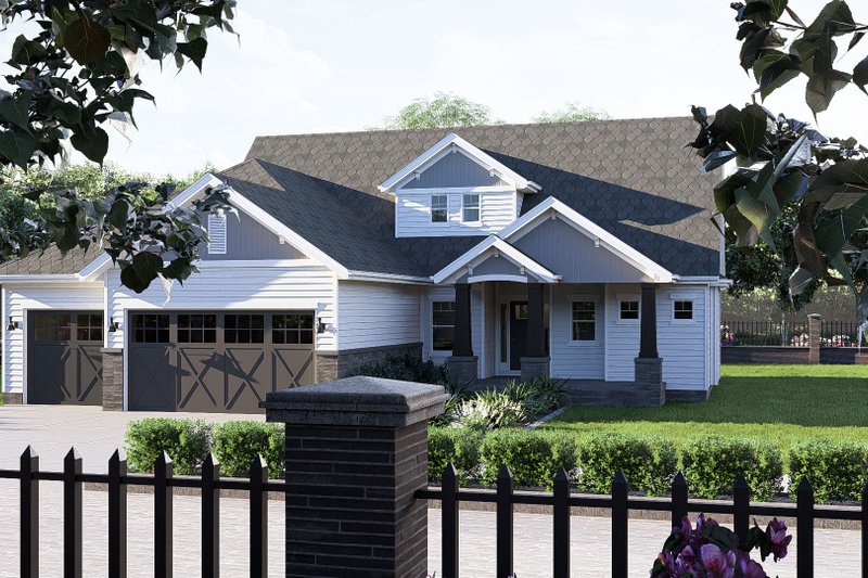 House Design - Craftsman Exterior - Other Elevation Plan #455-231