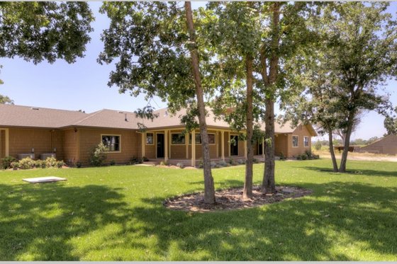 Exterior - Front Elevation 3 for Ranch House Plan #515-9 - 4 bed, 2.5 bath