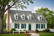 Colonial Style House Plan - 3 Beds 2 Baths 2485 Sq/Ft Plan #137-178 Photo 