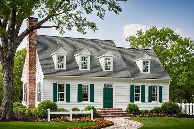 Colonial Style House Plan - 3 Beds 2 Baths 2485 Sq/Ft Plan #137-178 Photo