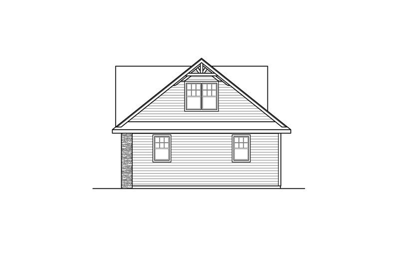 Architectural House Design - Exterior - Other Elevation 1 for Craftsman House Plan #124-1248 - 3 bed, 2.5 bath