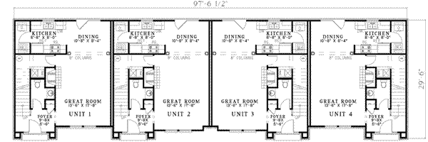 Architectural House Design - Traditional Floor Plan - Main Floor Plan #17-623