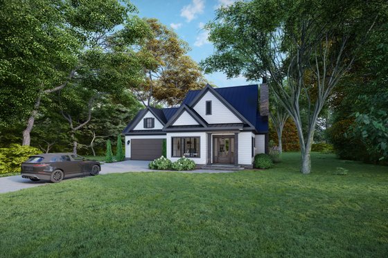 Exterior - Front Elevation 3 for Craftsman House Plan #1094-6 - 3 bed, 2.5 bath