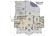 Farmhouse Style House Plan - 5 Beds 4.5 Baths 3536 Sq/Ft Plan #51-1253 