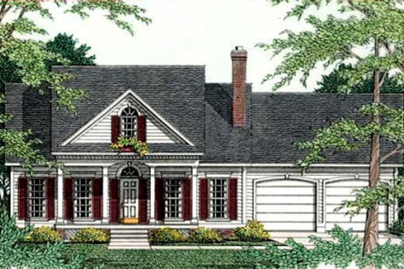 Southern Style House Plan - 3 Beds 2.5 Baths 2293 Sq/Ft Plan #406-198 ...