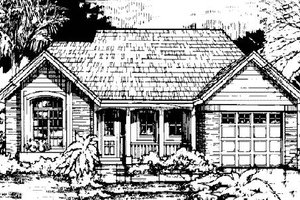 Traditional Exterior - Front Elevation Plan #50-137