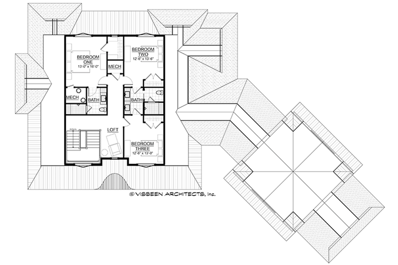 Dream House Plan - Floor Plan - Upper Floor for Farmhouse House Plan #928-410 - 4 bed, 3.5 bath