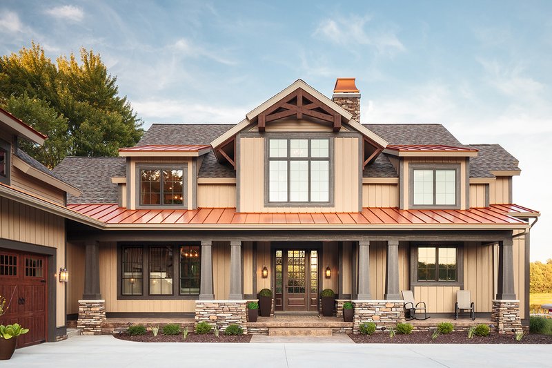 House Plan Design - Exterior - Front Elevation 4 for Craftsman House Plan #928-260 - 4 bed, 3.5 bath