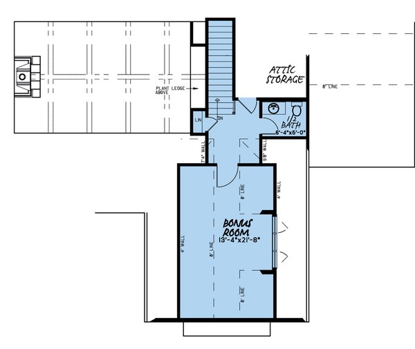 Home Plan - Traditional Floor Plan - Upper Floor Plan #923-150