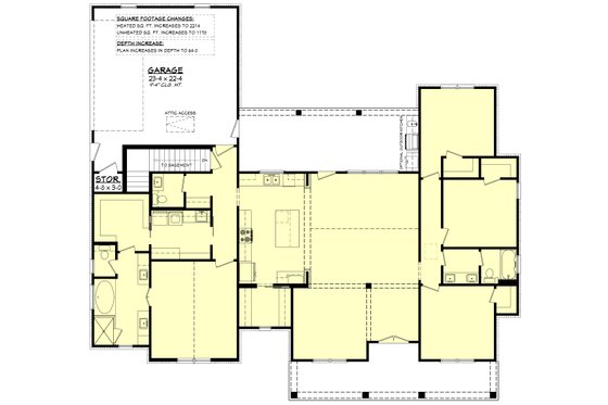 Floor Plan - Other Floor for Farmhouse House Plan #430-331 - 4 bed, 2.5 bath