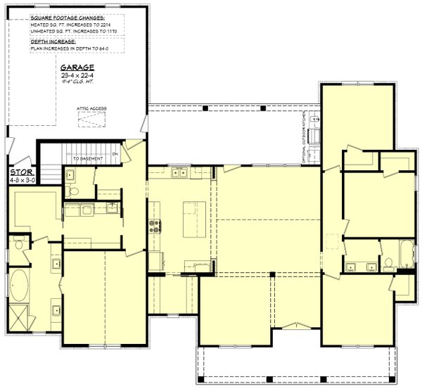 Farmhouse Floor Plan - Other Floor Plan #430-331