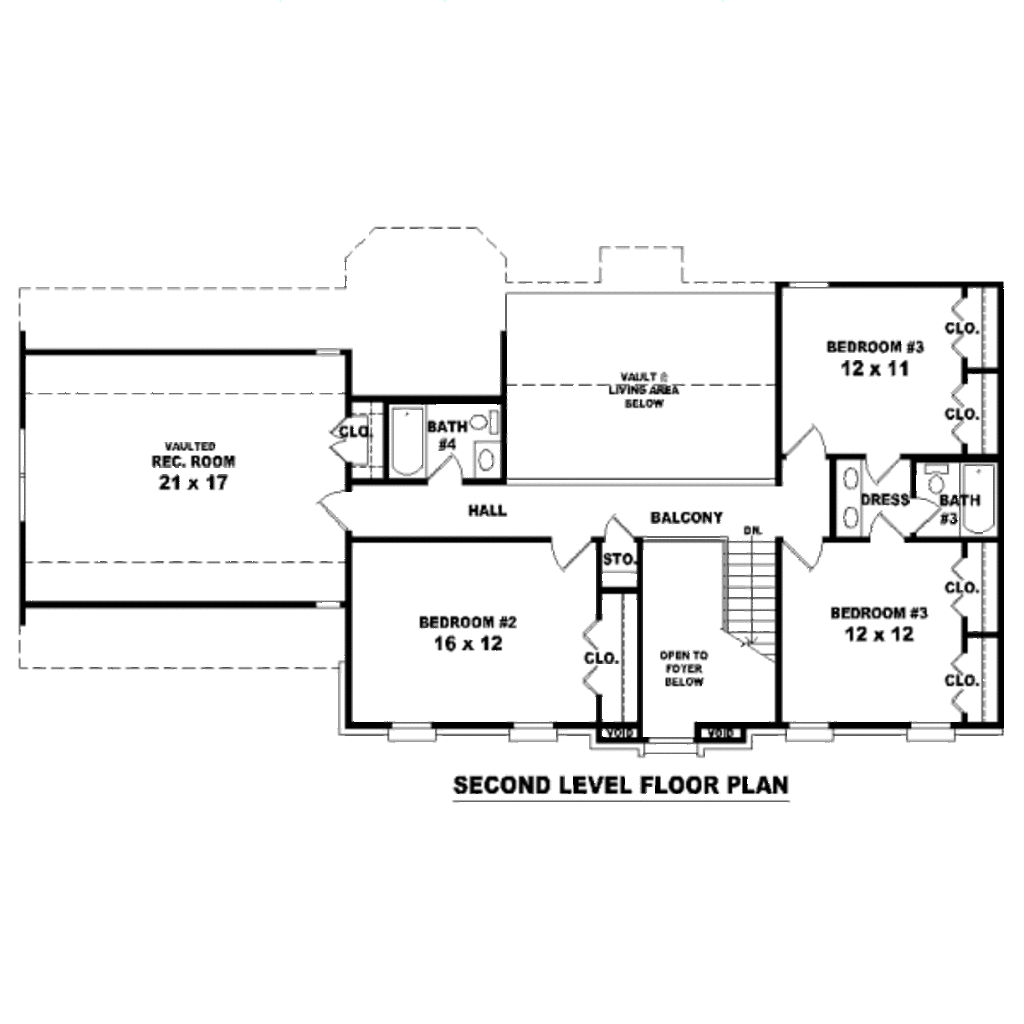 Traditional Style House Plan - 4 Beds 3.5 Baths 2708 Sq/Ft Plan #81 ...