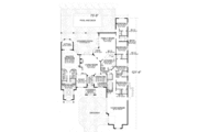 Mediterranean Style House Plan - 5 Beds 3.5 Baths 4193 Sq/Ft Plan #420-284 