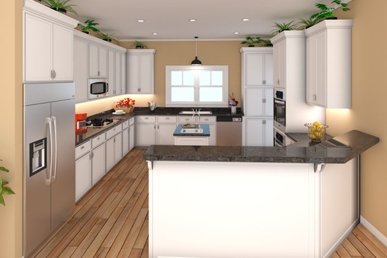 Interior - Kitchen for Craftsman House Plan #21-248 - 3 bed, 2.5 bath