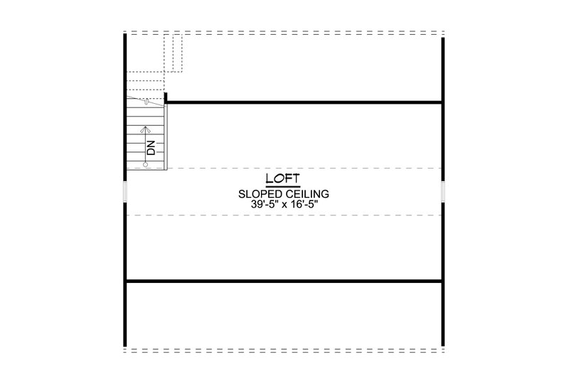 House Blueprint - Floor Plan - Upper Floor for Craftsman House Plan #1064-140, 0 bath