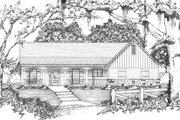 Cottage Style House Plan - 4 Beds 2 Baths 1441 Sq/Ft Plan #36-313 