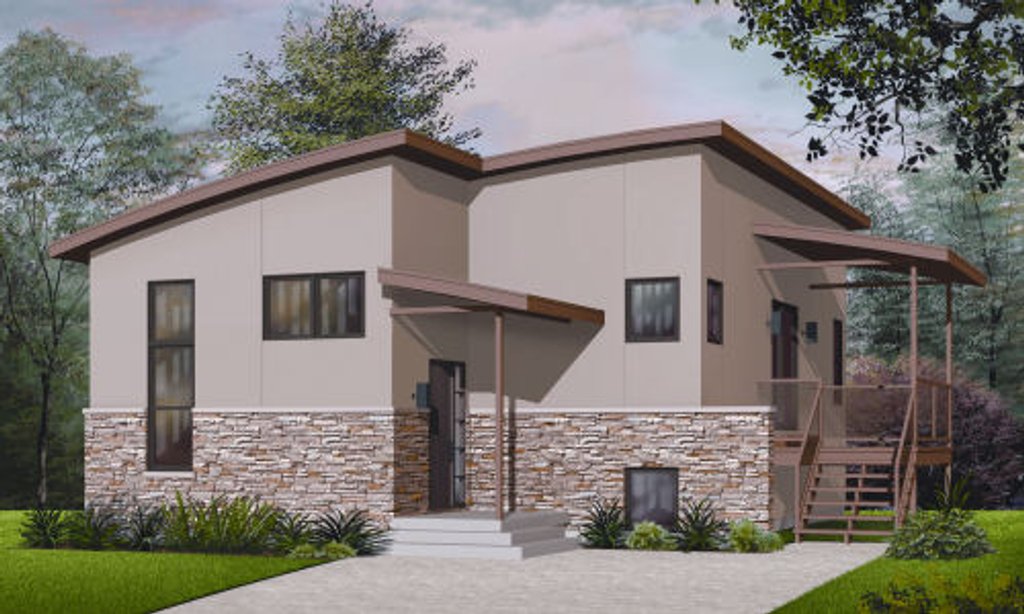 Modern Style House Plan 3 Beds 2 Baths 1879 Sq Ft Plan 23 2227