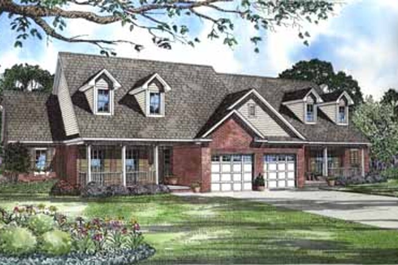 Dream House Plan - Traditional Exterior - Front Elevation Plan #17-548