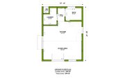 Traditional Style House Plan - 0 Beds 1 Baths 399 Sq/Ft Plan #1106-143 Floor 