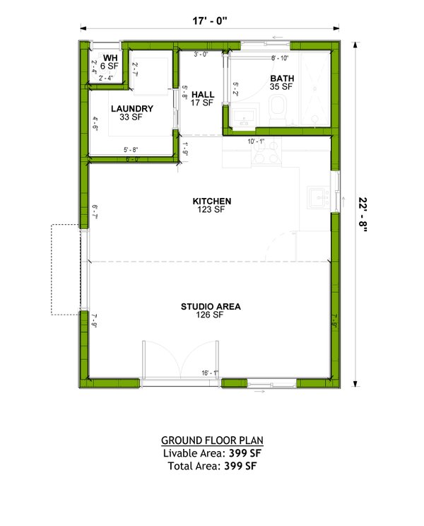 Traditional Floor Plan - Main Floor Plan #1106-143