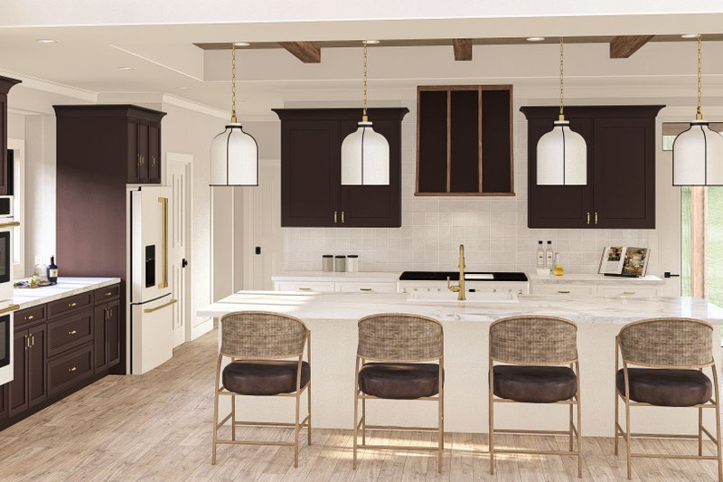 Home Plan - Interior - Kitchen for Farmhouse House Plan #455-207 - 4 bed, 3.5 bath