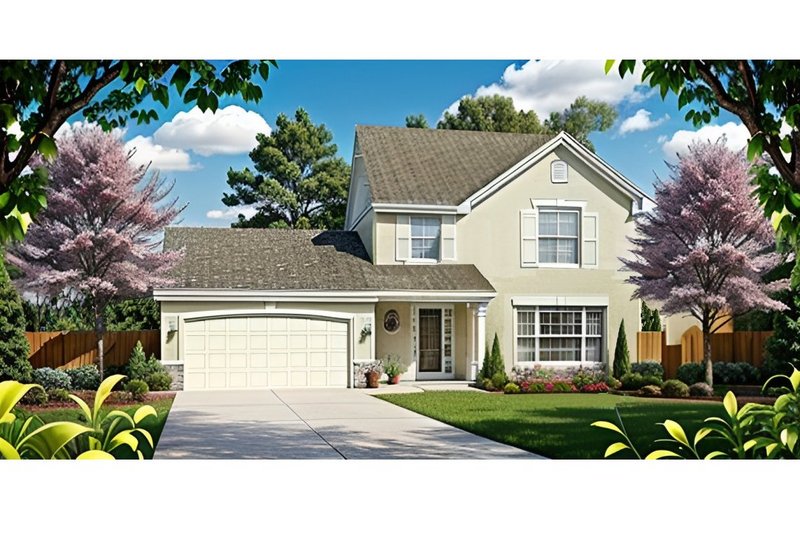 Dream House Plan - Traditional Exterior - Front Elevation Plan #58-192