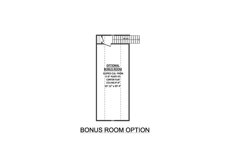 Architectural House Design - Floor Plan - Other Floor for Country House Plan #1089-23 - 3 bed, 2 bath