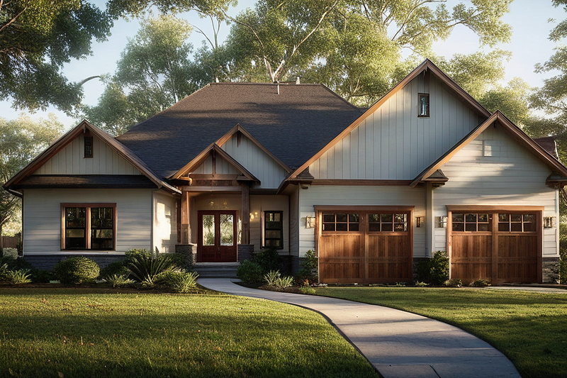 House Blueprint - Photo 18 for Farmhouse House Plan #1109-13 - 5 bed, 3.5 bath