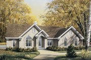 European Style House Plan - 3 Beds 2 Baths 2483 Sq/Ft Plan #57-587 