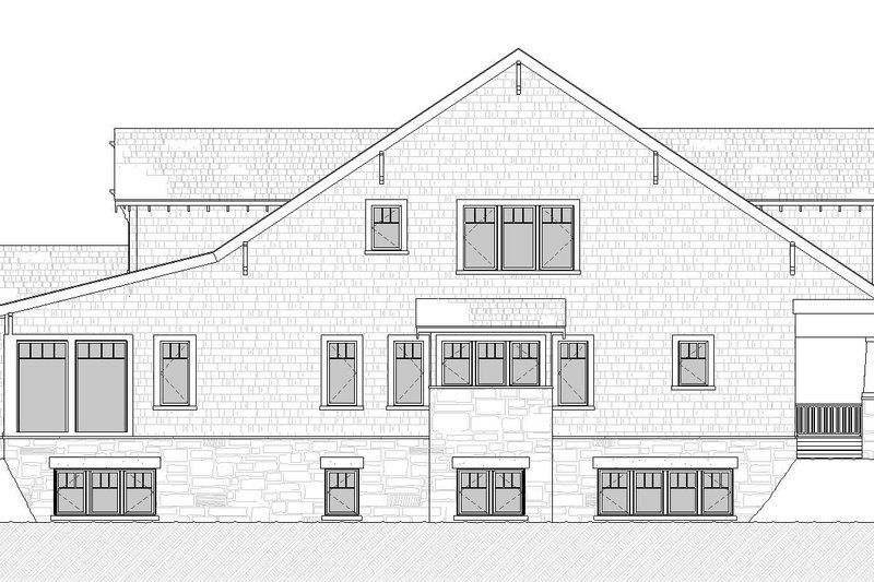 Dream House Plan - Exterior - Other Elevation for Craftsman House Plan #901-148 - 4 bed, 3.5 bath