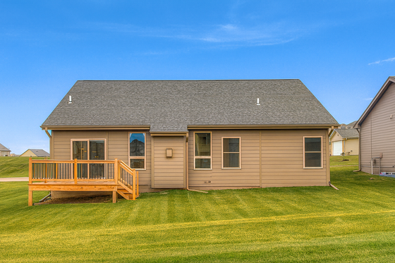 Exterior - Front Elevation 4 for Ranch House Plan #20-2290 - 3 bed, 2.5 bath