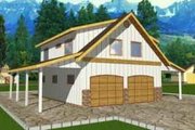 Country Style House Plan - 2 Beds 1 Baths 970 Sq/Ft Plan #117-258 