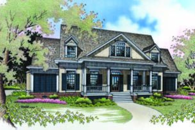 Dream House Plan - Southern Exterior - Front Elevation Plan #45-200