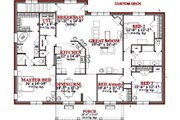 Farmhouse Style House Plan - 4 Beds 2 Baths 2905 Sq/Ft Plan #63-226 