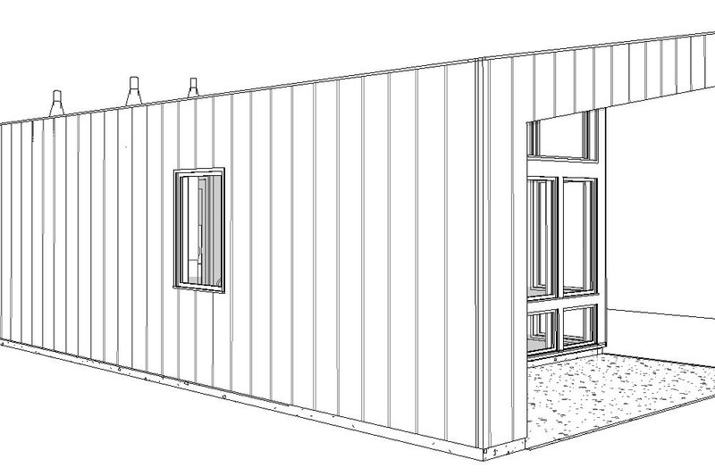 Dream House Plan - Exterior - Other Elevation 2 for Modern House Plan #895-148 - 1 bed, 1 bath