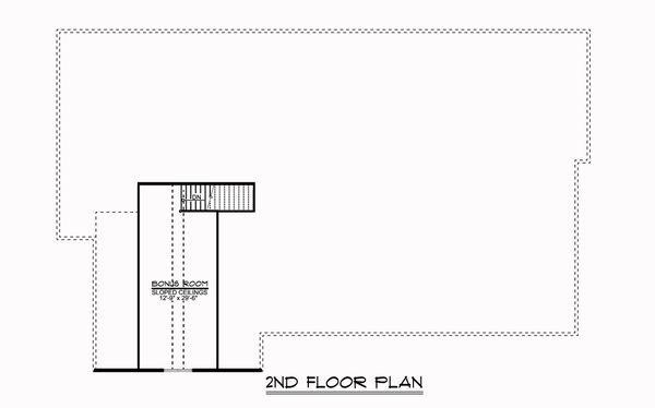 Craftsman Floor Plan - Upper Floor Plan #1064-96