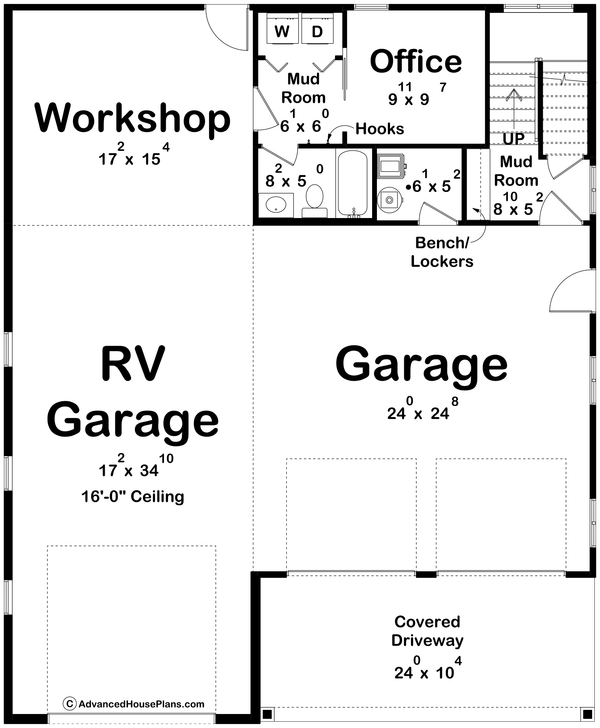 Dream House Plan - Farmhouse Floor Plan - Main Floor Plan #455-673
