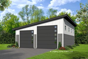 Contemporary Exterior - Front Elevation Plan #932-629