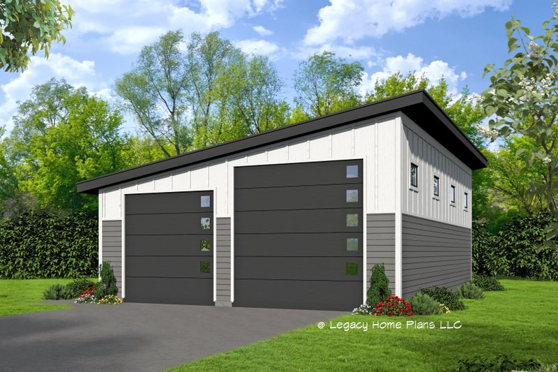Architectural House Design - Contemporary Exterior - Front Elevation Plan #932-629