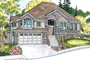 Exterior - Front Elevation Plan #124-625