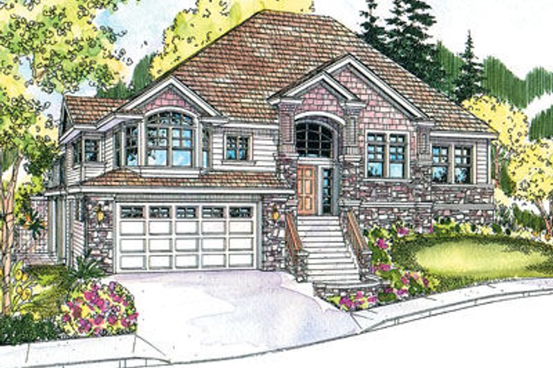 Dream House Plan - Exterior - Front Elevation Plan #124-625
