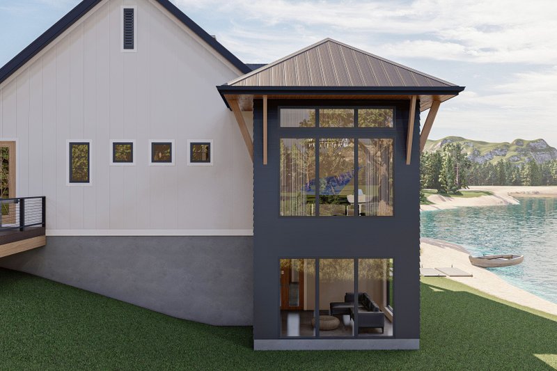 Architectural House Design - Exterior - Other Elevation 8 for Cottage House Plan #455-811 - 1 bed, 1.5 bath