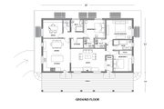 Contemporary Style House Plan - 3 Beds 2 Baths 5464 Sq/Ft Plan #542-12 