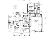 European Style House Plan - 3 Beds 3.5 Baths 2602 Sq/Ft Plan #310-993 