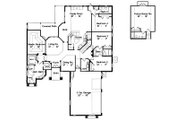 Mediterranean Style House Plan - 4 Beds 4 Baths 2774 Sq/Ft Plan #417-331 