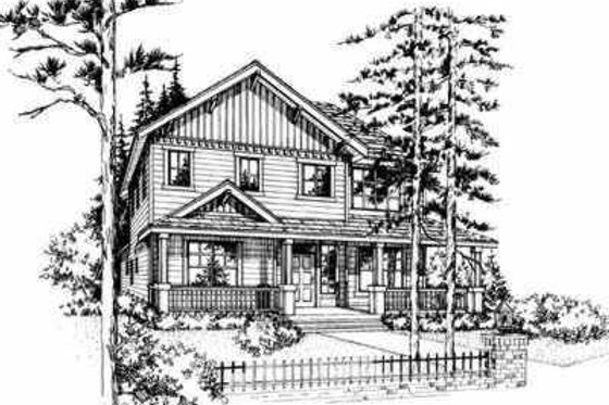 Exterior - Front Elevation for Country House Plan #78-150 - 4 bed, 2.5 bath